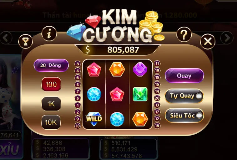 Khám Phá Trò Chơi Nổ Hũ Kim Cương Tại 1xBit Săn Jackpot Cực Khủng